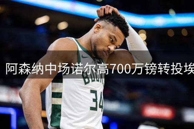 阿森纳中场诺尔高700万镑转投埃弗顿 吉马良斯加盟在即